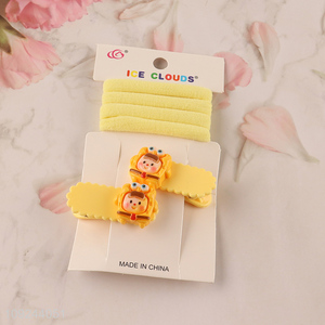 Wholesale Hair Ties And Hair Clips Set Cute Hair Accessories for Girls