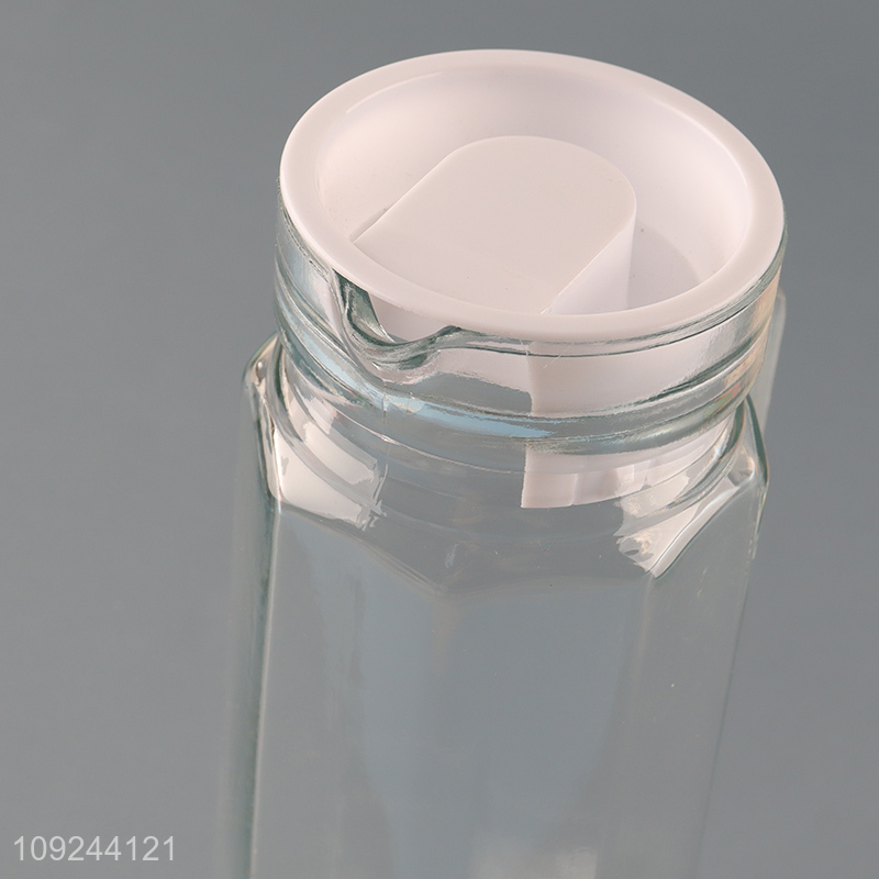 Hot Selling 1.1L Glass Water Pitcher With Handle And Lid for Hot Cold Drinks