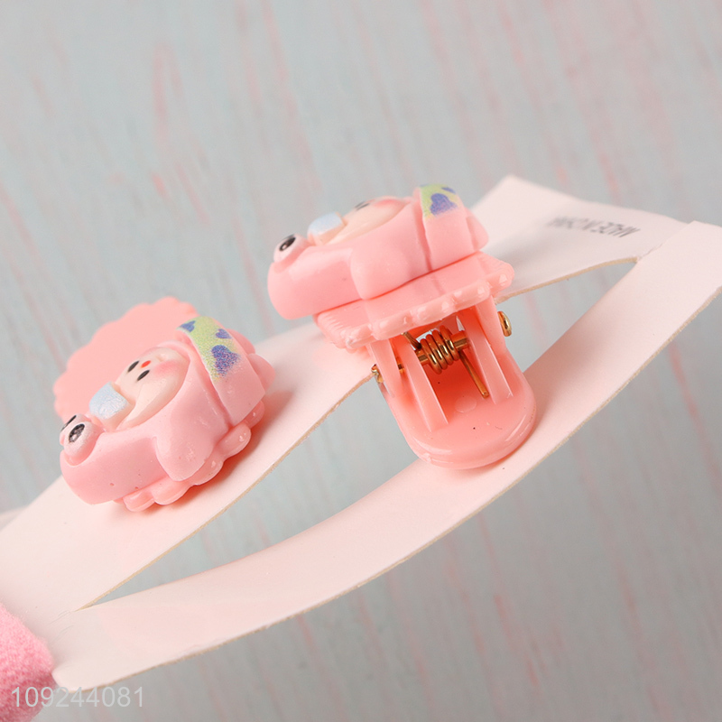 High Quality Cute Hair Clips And Hair Ties Set for Kids And Girls