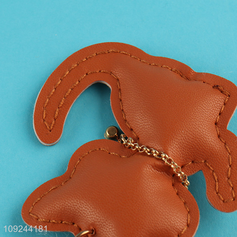 Wholesale Cute PU Leather Key Chain Kawaii Key Chain Bag Charms