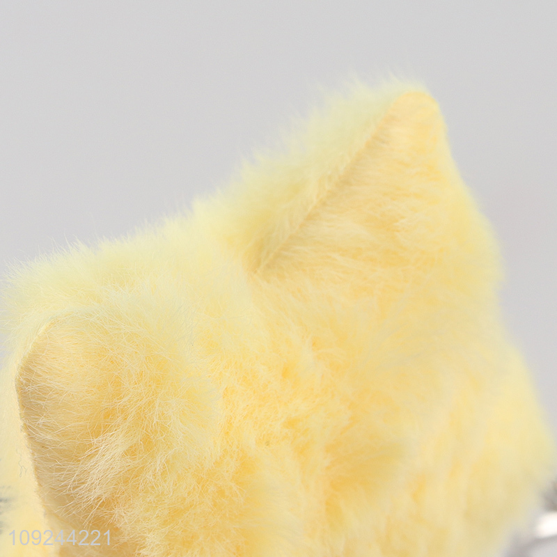 Wholesale Cute Plush Star Charm Fluffy Key Chain Purse Pendants