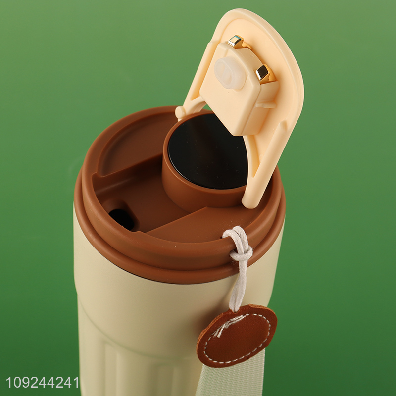 Good Quality 460ml Stainless Steel Insulated Travel Mug Coffee Tumbler with Temperature Display