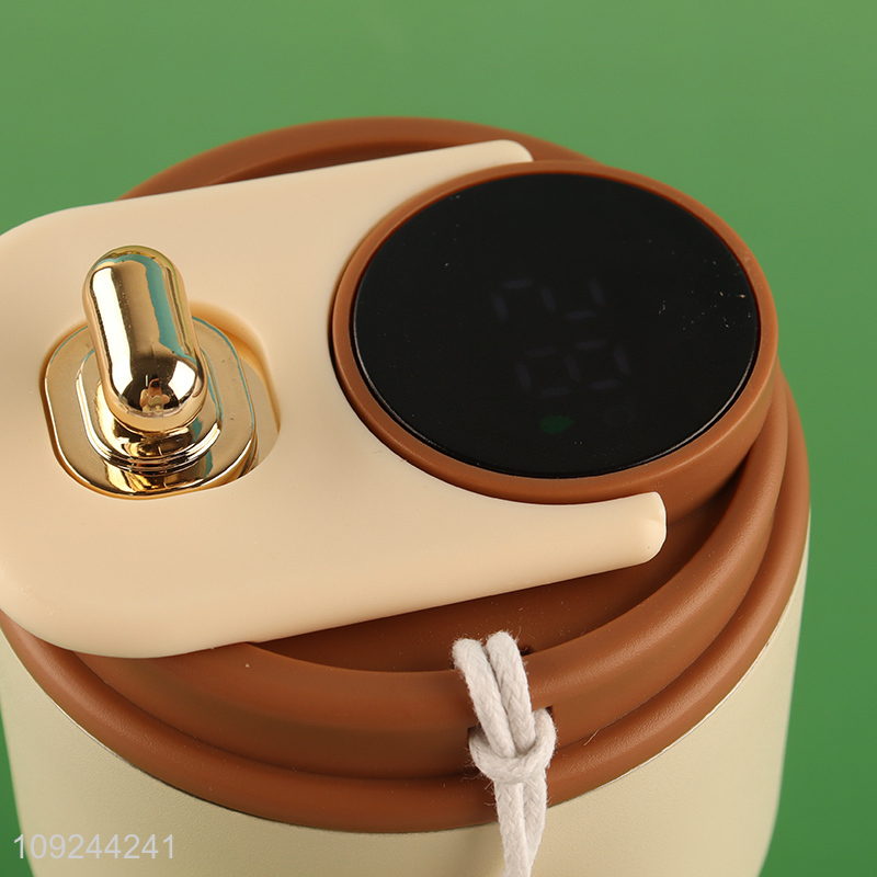 Good Quality 460ml Stainless Steel Insulated Travel Mug Coffee Tumbler with Temperature Display