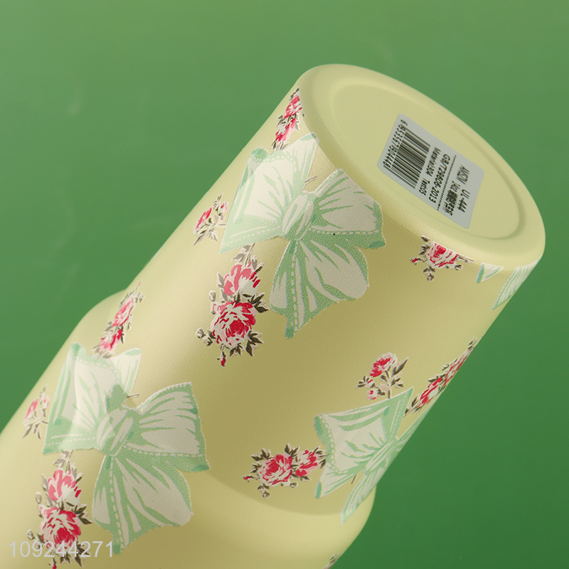 High Quality 420ml Stainless Steel Insulated Tumbler Travel Mug with Handle & Straw