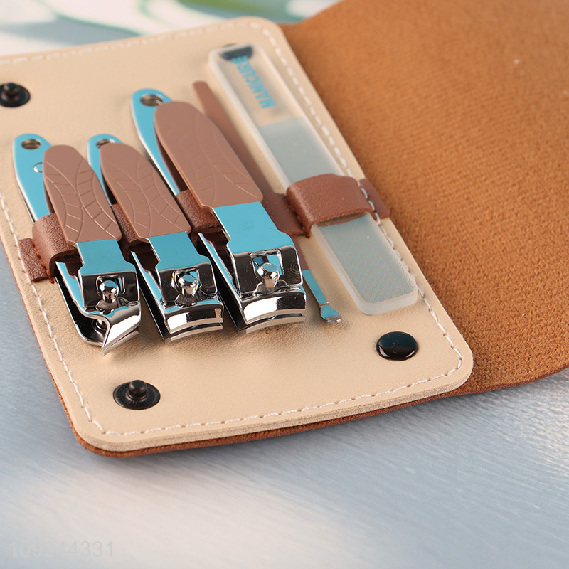 Good Quality 5PCS Stainless Steel Nail Clippers Manicure and Pedicure Set