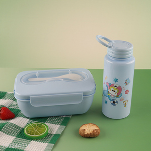 New Product Leakproof Kids Bento Lunch Box Set With Water Bottle