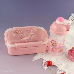 Good Quality Leakproof Lunch Box and Water Bottle Set for School