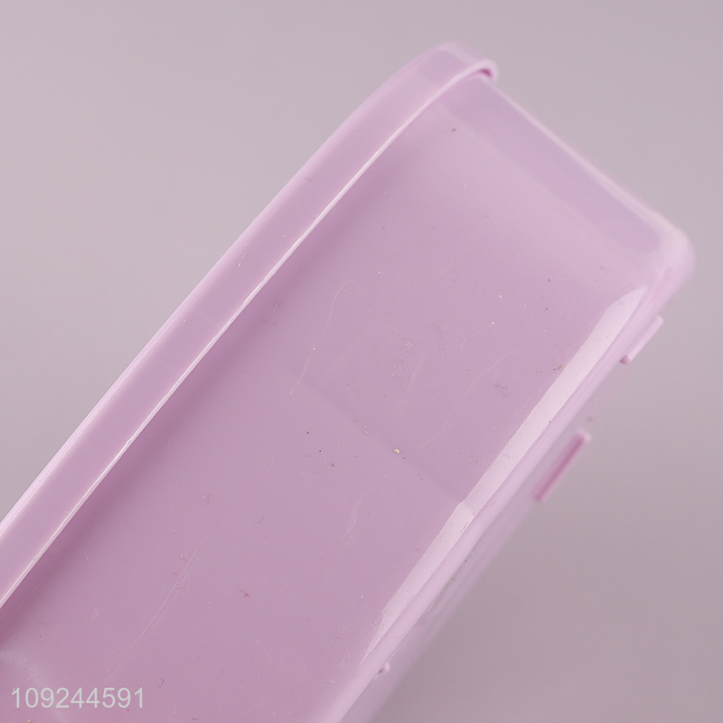 China Imports 3-Compartment Plastic Kids Bento Lunch Box with Spork