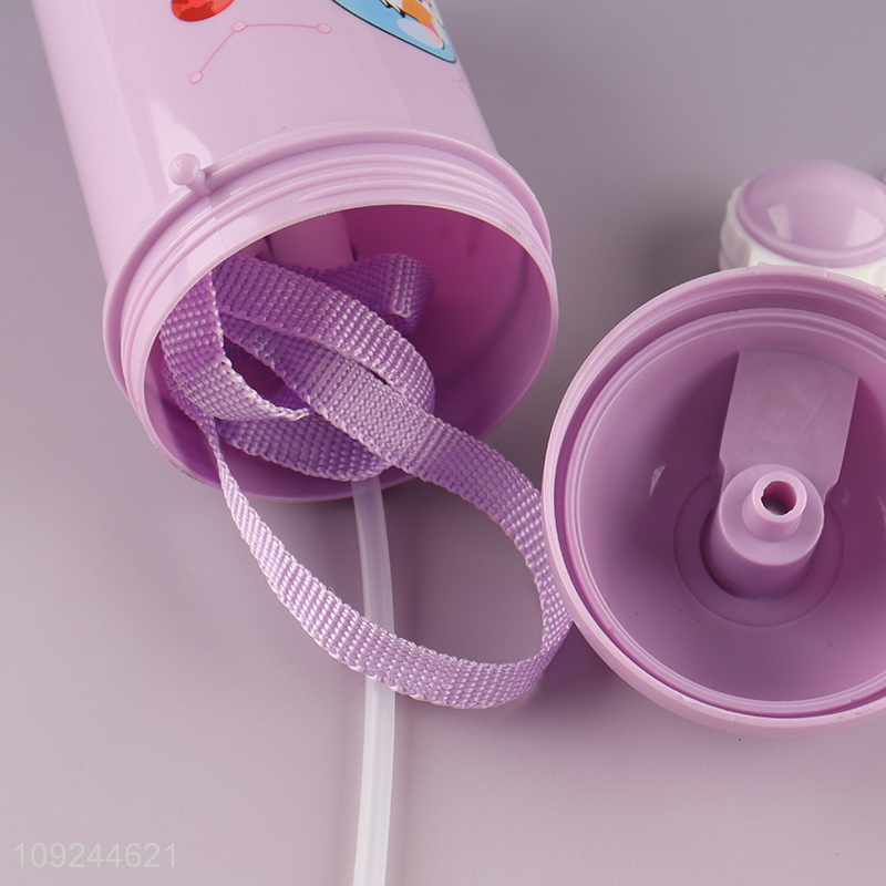 Hot Selling Cartoon Plastic Lunch Box and Water Bottle Set for Kids