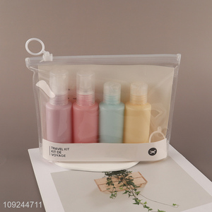 Good Quality 4PCS Travel Bottle Kit Leakproof Travel Containers for Toiletries