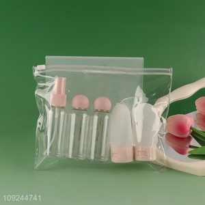 High Quality 6PCS Travel Toiletry Containers Set Leak Proof Travel Bottle Kit