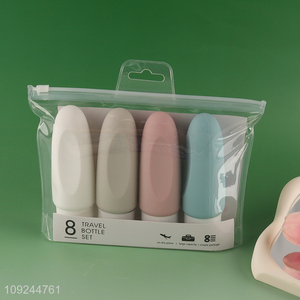 Factory Price 4PCS Travel Toiletry Bottle Kit Leakproof Travel Containers Set