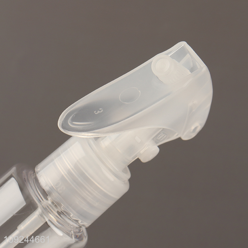 New Product 100ml 200ml Clear Plastic Spray Bottle Fine Mist Sprayer with Trigger