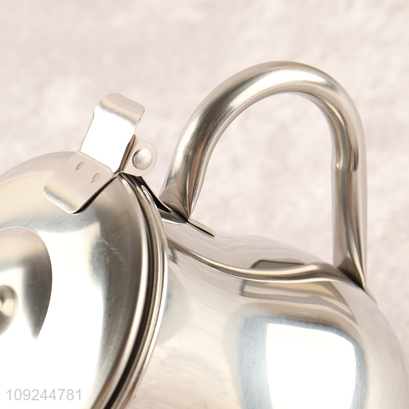 Online Wholesale 18 24 32 48 70oz Stainless Steel Metal Teapot Coffee Pot