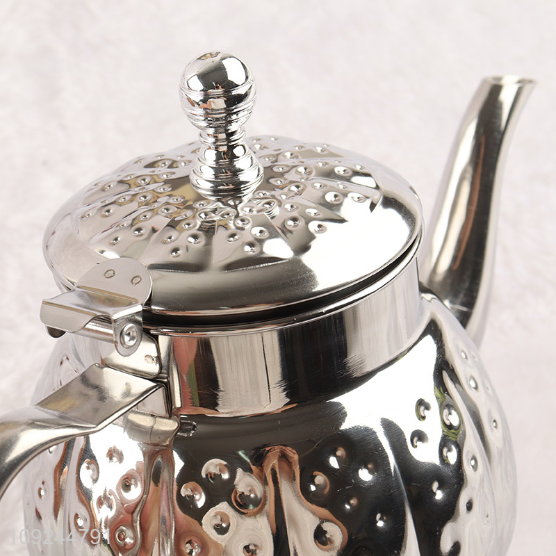 Good Quality 27oz Metal Teapot Coffee Pot Stainless Steel Teapot Coffee Pot
