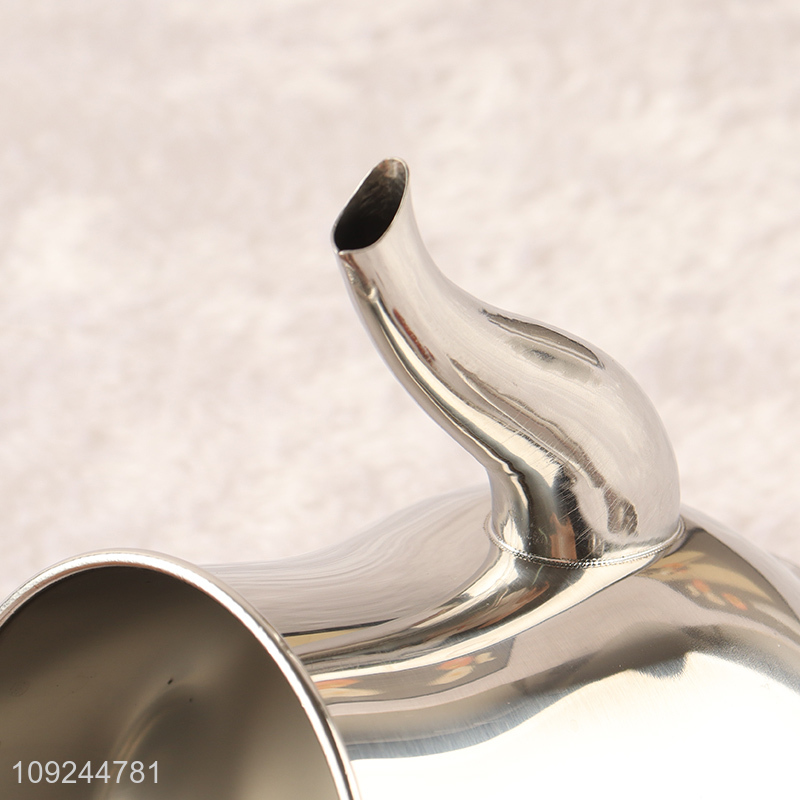 Online Wholesale 18 24 32 48 70oz Stainless Steel Metal Teapot Coffee Pot