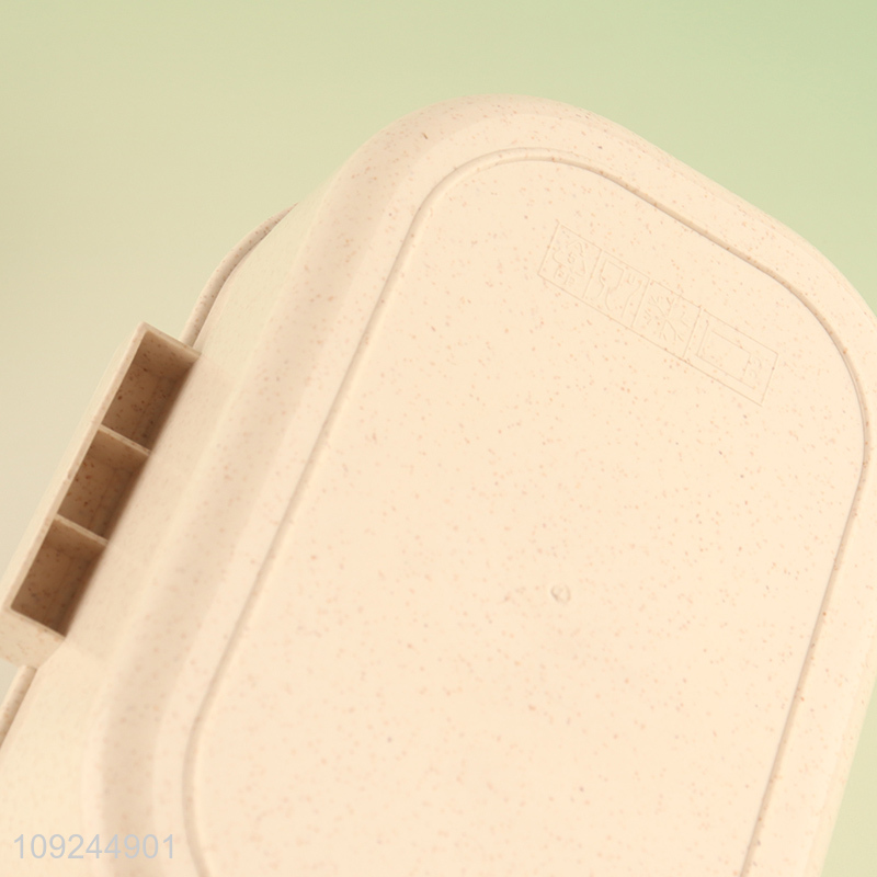 Online Wholesale Stainless Steel Lunch Box Divided Bento Lunch Box with Spoon