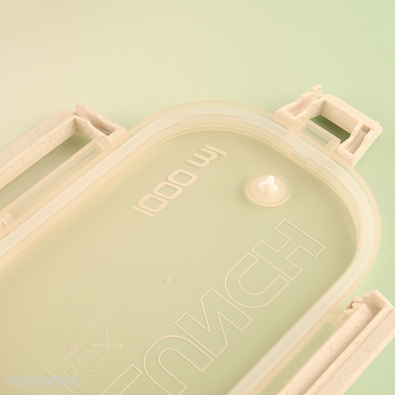 Online Wholesale Stainless Steel Lunch Box Divided Bento Lunch Box with Spoon