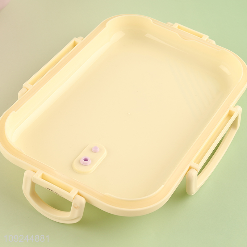 New Product Stainless Steel Lunch Box Leak Proof Divided Bento Lunch Box