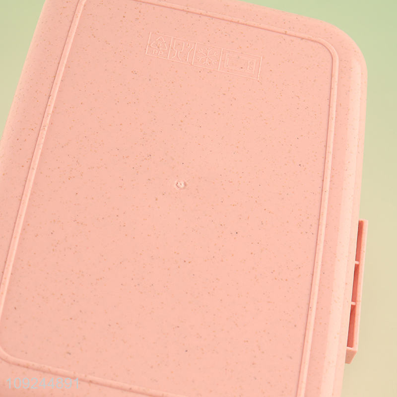 China Imports Stainless Steel Lunch Box Divided Bento Lunch Box with Spork