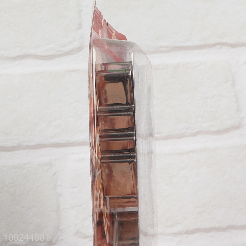 Top quality 3pcs christmas series stainless steel cookies mold cookies cutter set