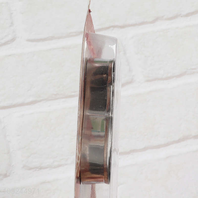 Yiwu market 3pcs stainless steel cookies mold cookies cutter set for sale