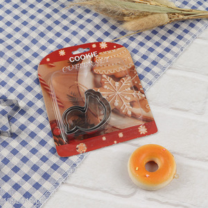 Online wholesale duck shape stainless steel cookies mold cookies cutter for baking tool