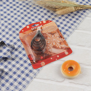 Popular products 5pcs baking tool stainless steel cookies mold cookies cutter