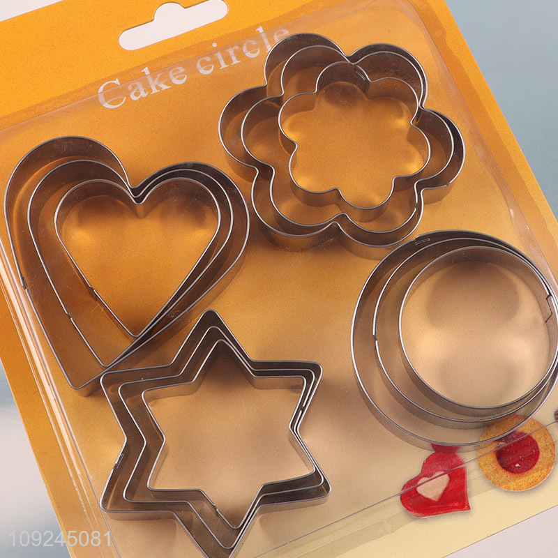 Top sale stainless steel cookies mold cookies cutter for baking tool