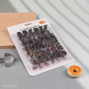 Top quality letter series stainless steel cookies mold cookies cutter for sale