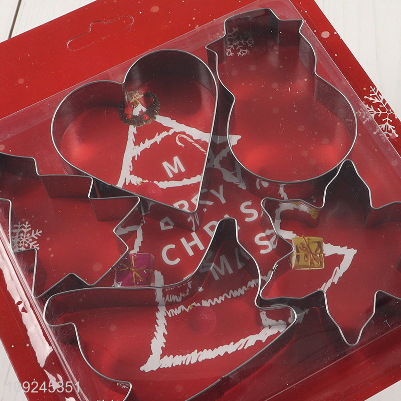 China products 5pcs baking tool cookies mold cookies cutter set