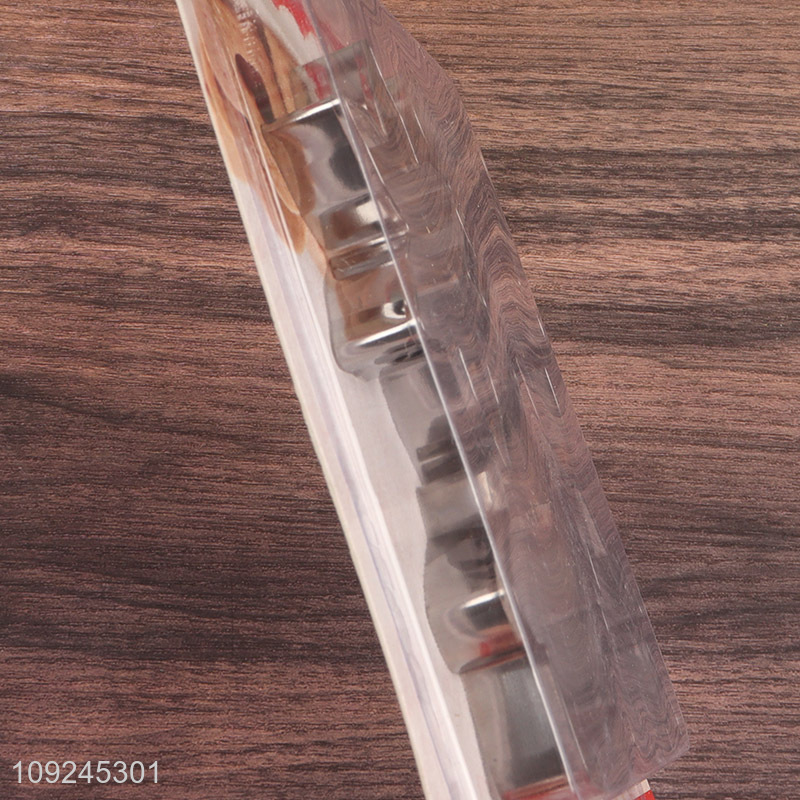 Best selling stainless steel 4pcs cookies mold cookies cutter set wholesale