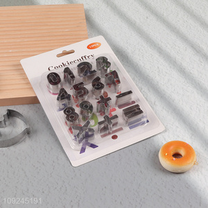 Yiwu market 15pcs stainless steel cookies mold cookies cutter for baking tool