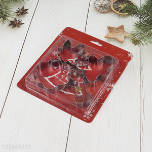 Good sale 4pcs stainless steel baking tool cookies mold cookies cutter wholesale