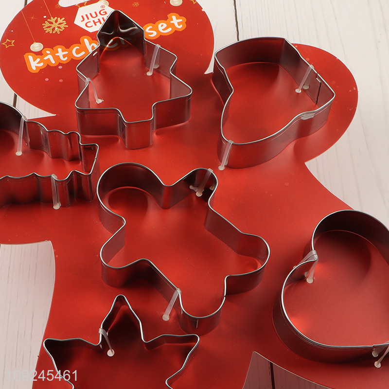 New arrival christmas series stainless steel cookies mold cookies cutter