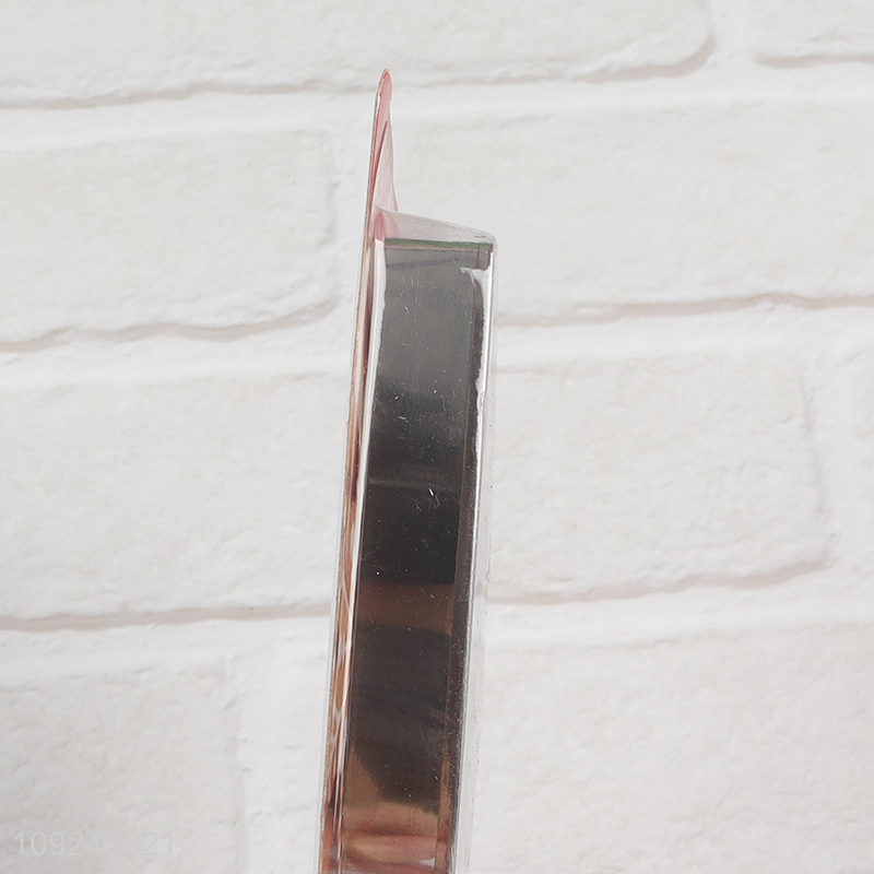 Top quality heart shape 5pcs stainless steel cookies mold cookies cutter set