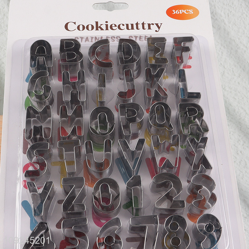 Top quality letter series stainless steel cookies mold cookies cutter for sale