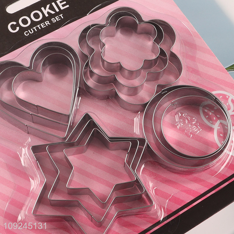 Top products baking tool stainless steel cookies mold cookies cutter set