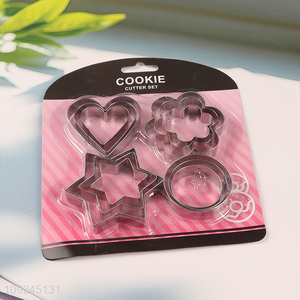 Top products baking tool stainless steel cookies mold cookies cutter set