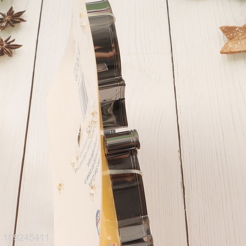 Top products 5pcs stainless steel cookies mold cookies cutter set for sale