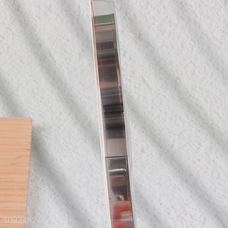 Hot selling stainless steel baking tool cookies mold cookies cutter wholesale