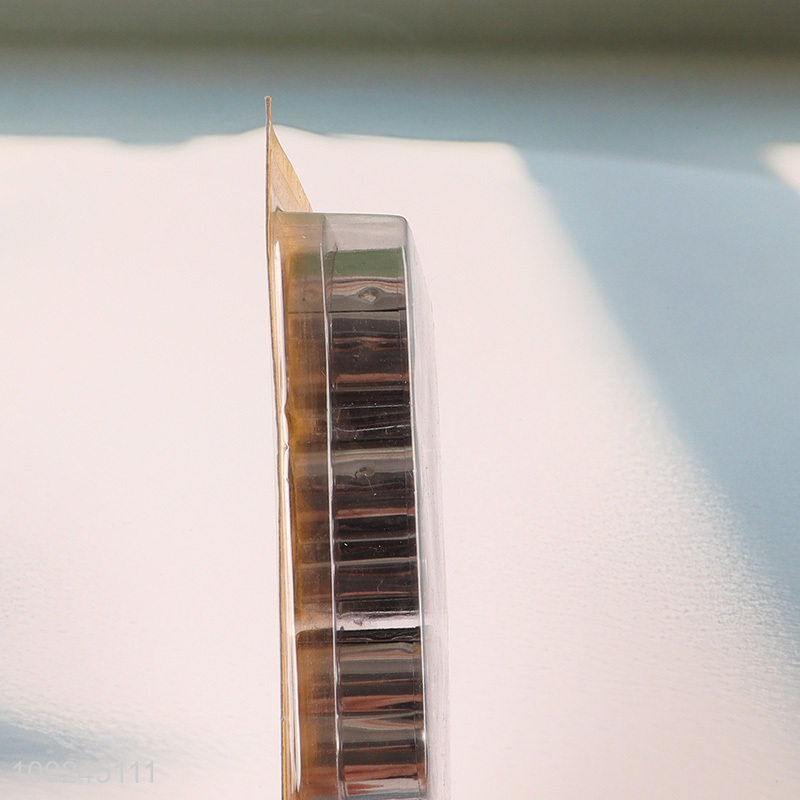 Factory price 10pcs number series stainless steel cookies mold cookies cutter