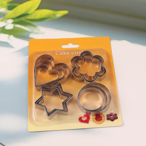 Top sale stainless steel cookies mold cookies cutter for baking tool