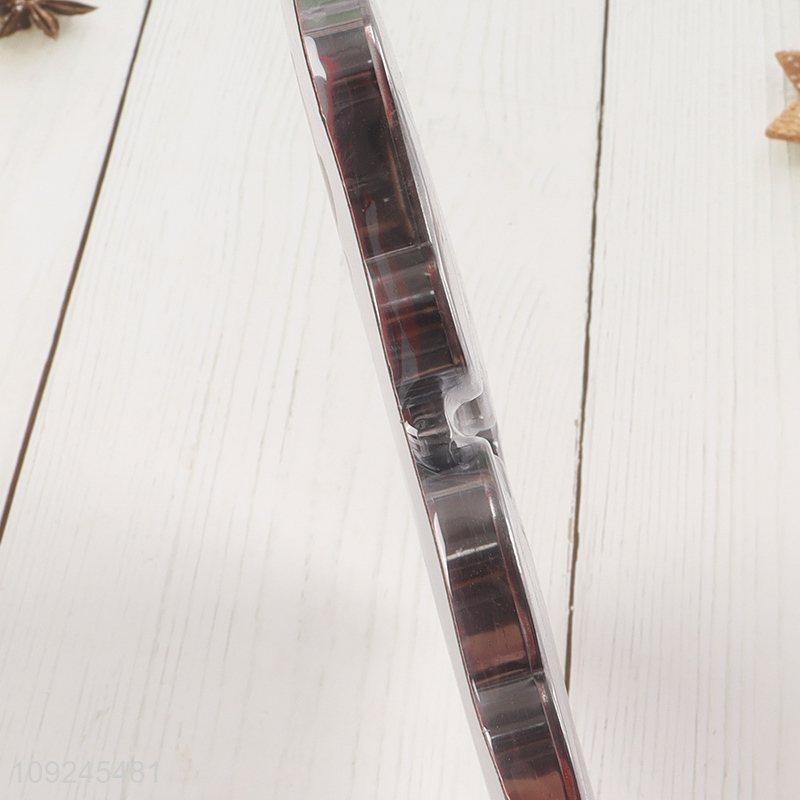 Good sale christmas tree stainless steel cookies mold cookies cutter set