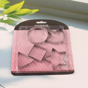 Good selling stainless steel baking tool cookies mold cookies cutter set