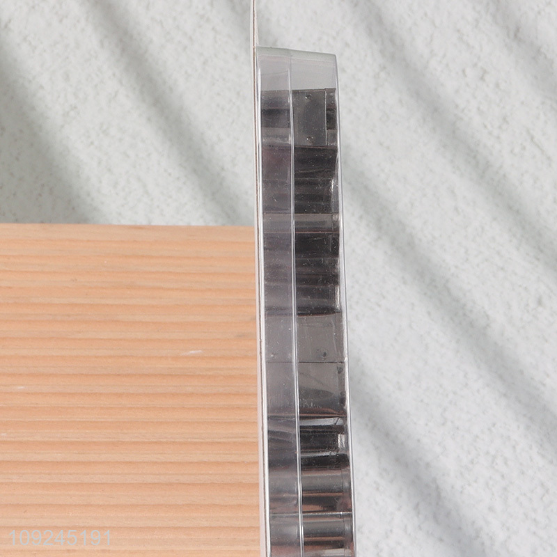 Yiwu market 15pcs stainless steel cookies mold cookies cutter for baking tool