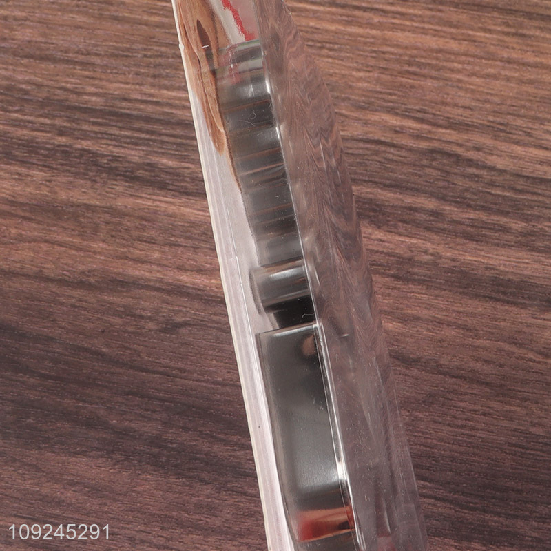 Latest products 6pcs stainless steel cookies mold cookies cutter set for sale