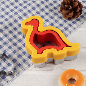 Most popular dinosaur shape stainless steel sandwich cutter bread mold