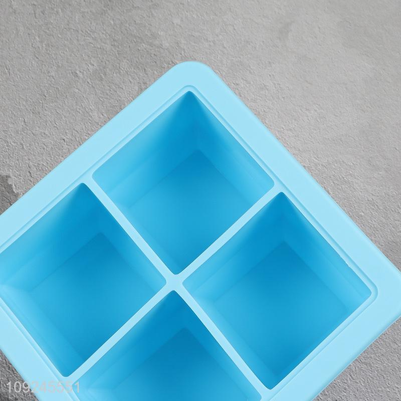 China products square silicone ice cube mold ice cube tray for sale