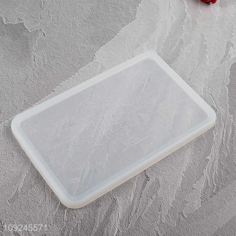 Hot selling silicone ice cube mold ice cube tray with lid